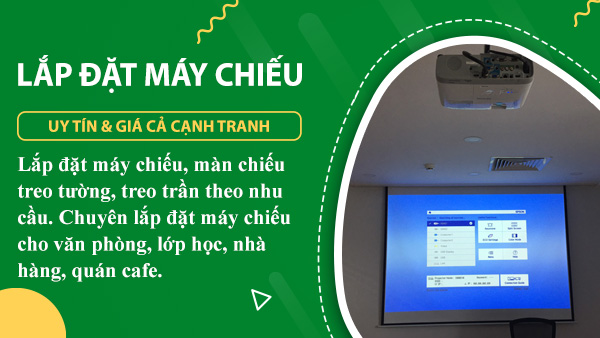 Lắp đặt máy chiếu